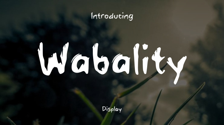Wabality Font