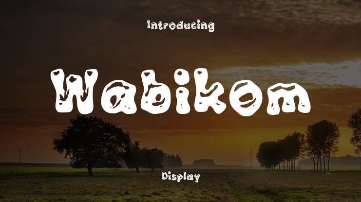 Wabikom Font