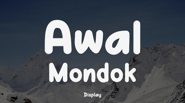 Awal Mondok Font
