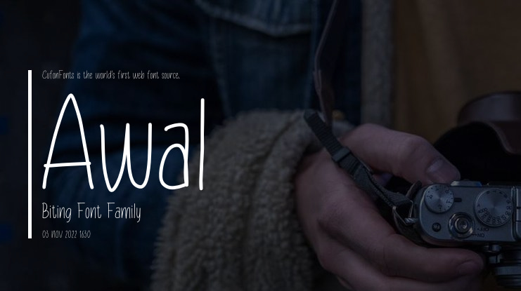 Awal Biting Font