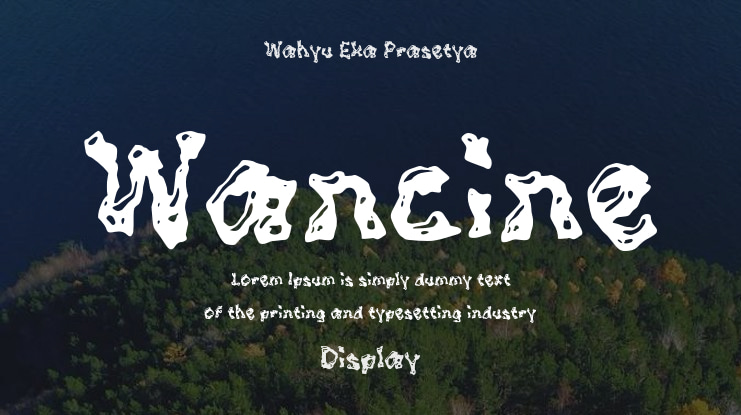 Wancine Font