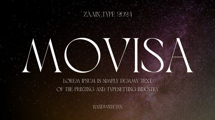Movisa Font Family