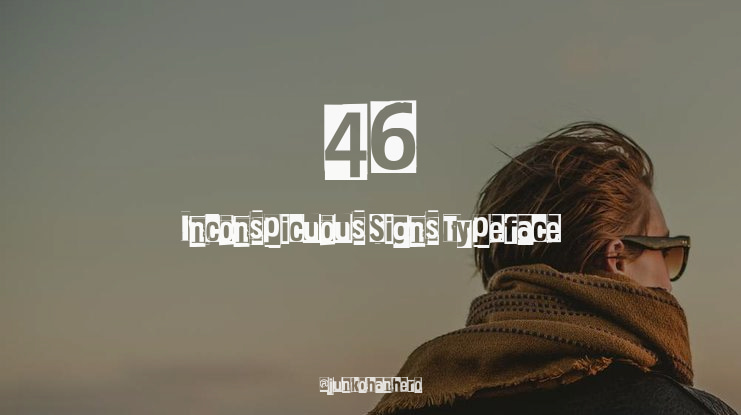 46 Inconspicuous Signs Font