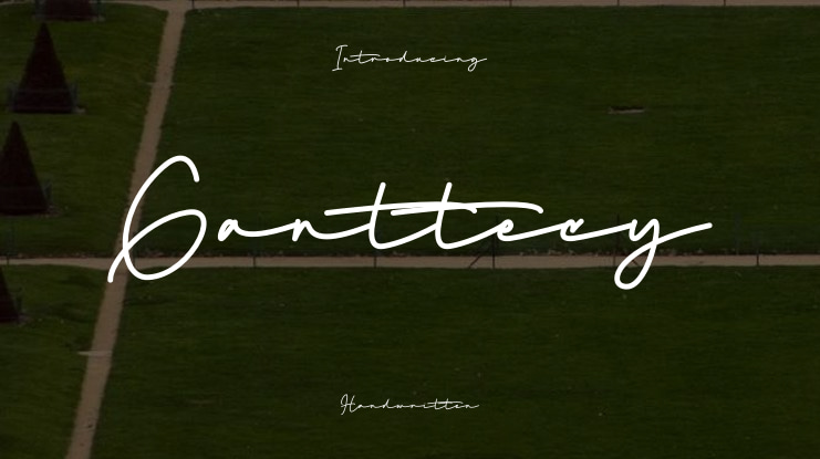 Ganttecy Font