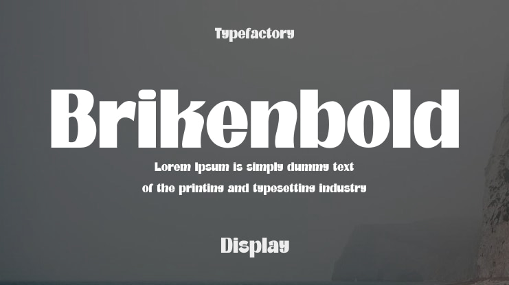 Brikenbold Font