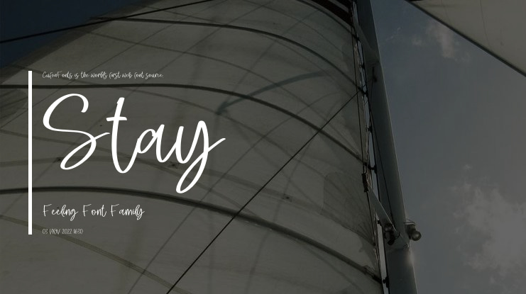 Stay Feeling Font