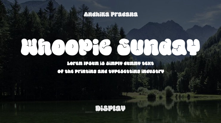 Whoopie Sunday Font