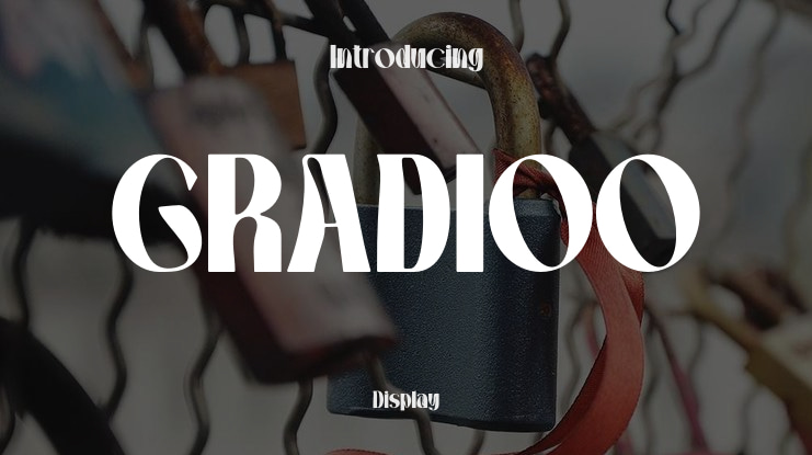 GRADIOO Font