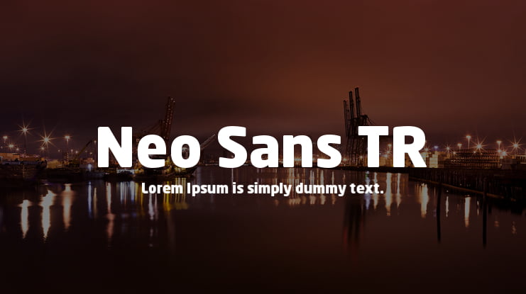 Neo Sans TR Font Family