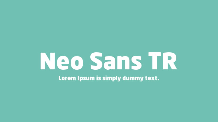 Neo Sans TR Font Family