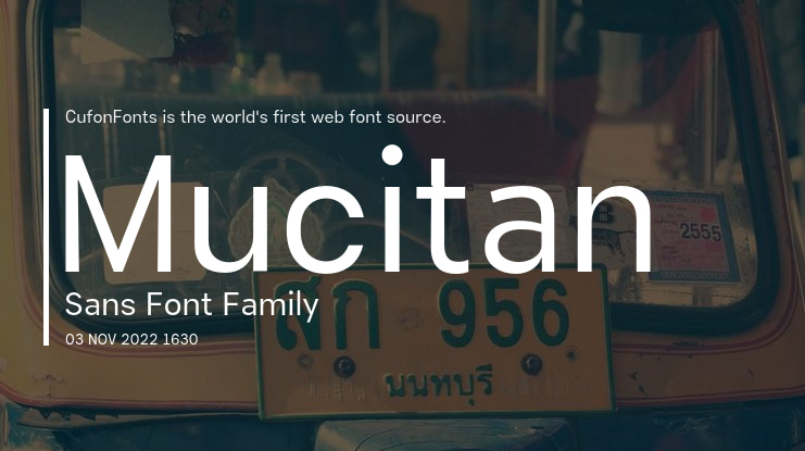 Mucitan Sans Font Family