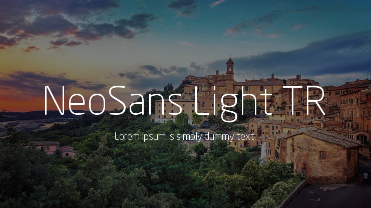 NeoSans Light TR Font