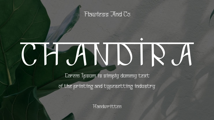 CHANDIRA Font Family
