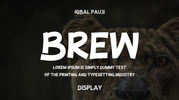 Brew Font