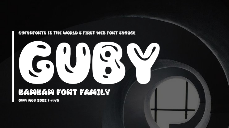 Guby Bambam Font