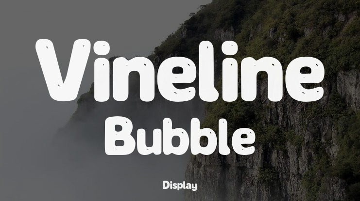 Vineline Bubble Font