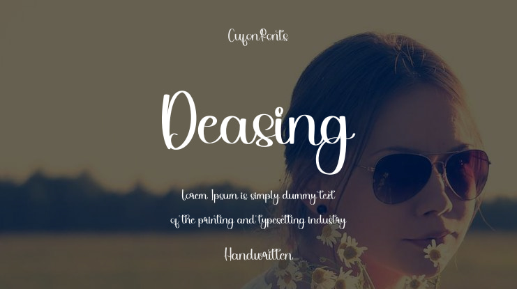 Deasing Font
