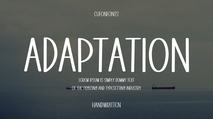 ADAPTATION Font