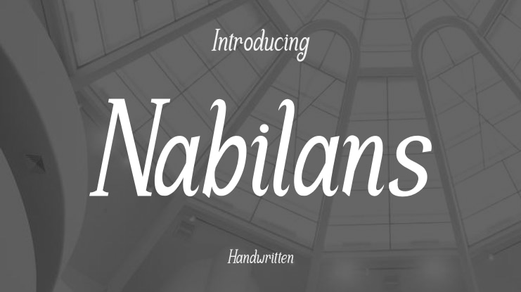Nabilans Font