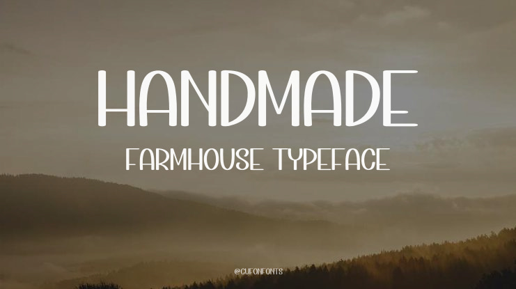 Handmade Farmhouse Font