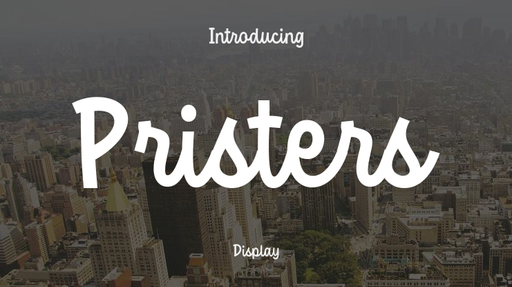 Pristers Font