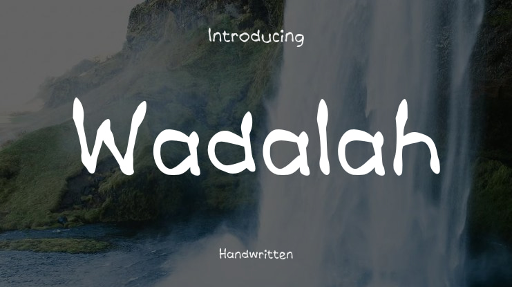 Wadalah Font