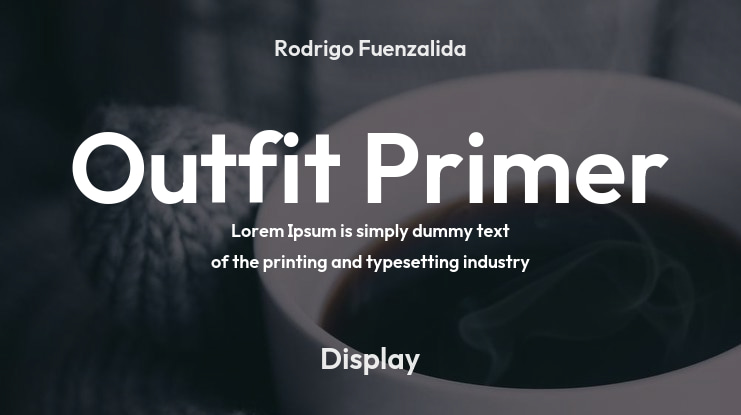 Outfit Primer Font