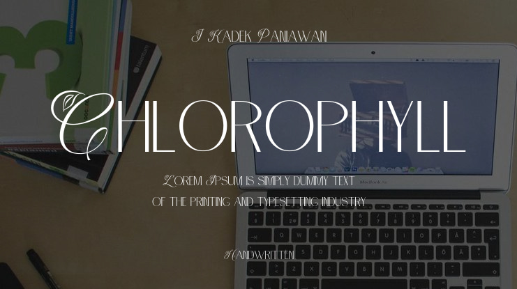 Chlorophyll Font