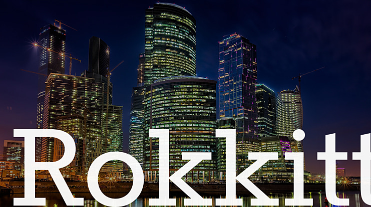 Rokkitt Font Family