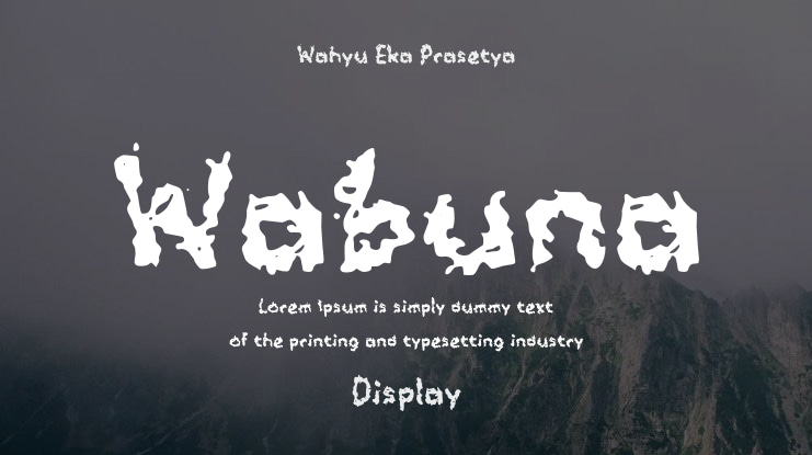 Wabuna Font