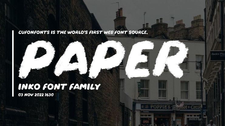 Paper Inko Font