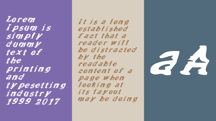 Speed of Oatmeal Font