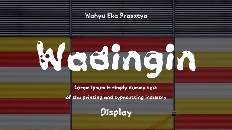 Wadingin Font