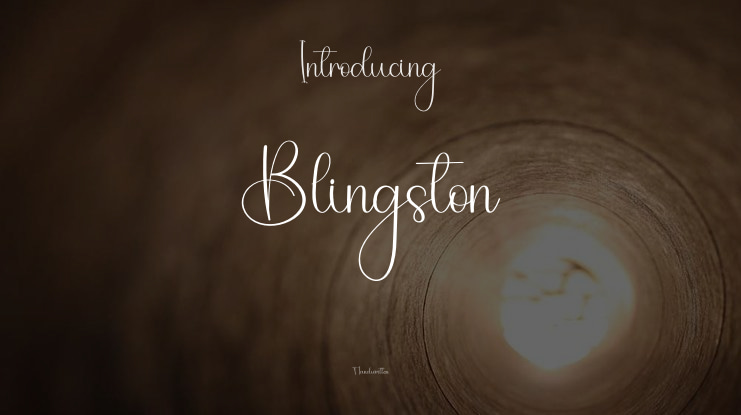 Blingston Font