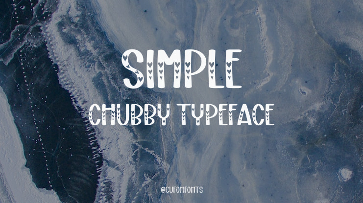Simple Chubby Font