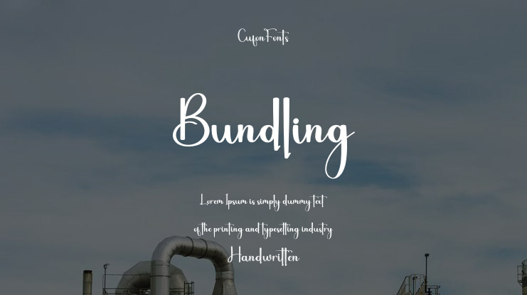 Bundling Font