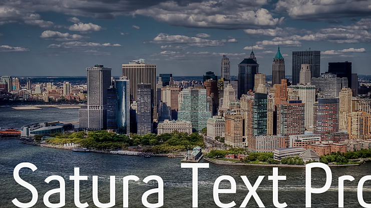 Satura Text Pro Font