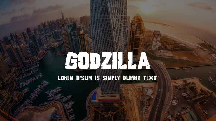 Godzilla Font