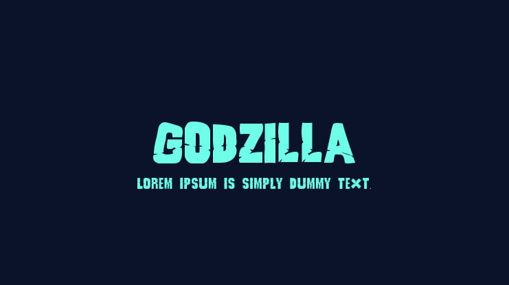Godzilla Font