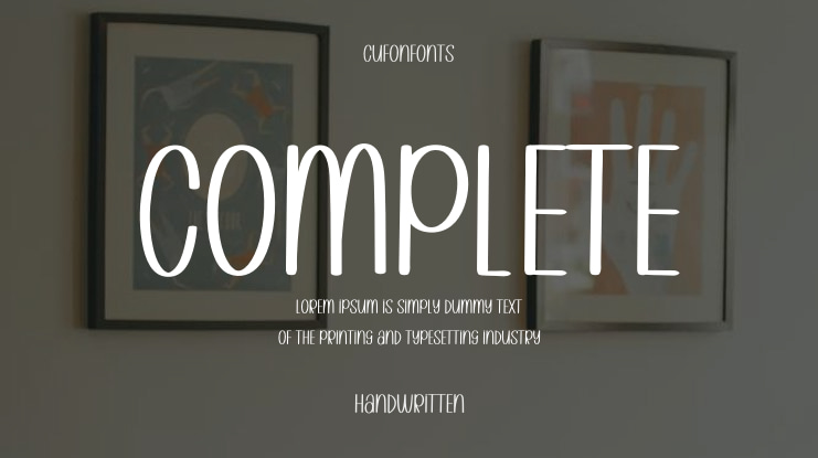 COMPLETE Font