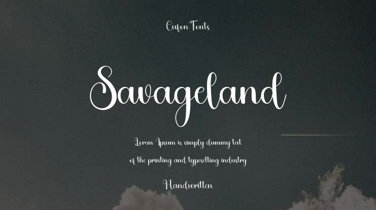 Savageland Font
