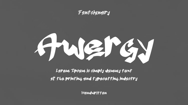 Awergy Font