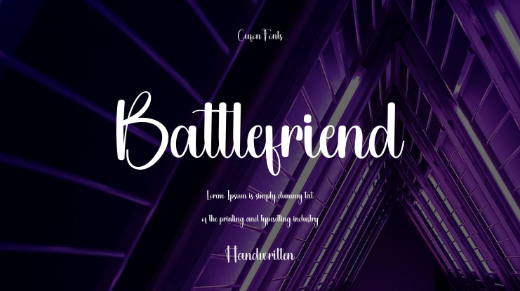 Battlefriend Font