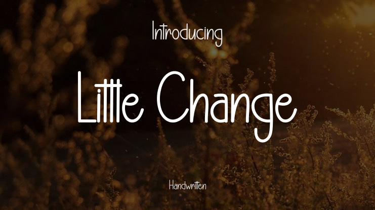 Little Change Font
