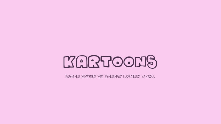 Kartoons Font Family