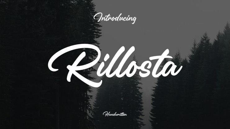 Rillosta Font