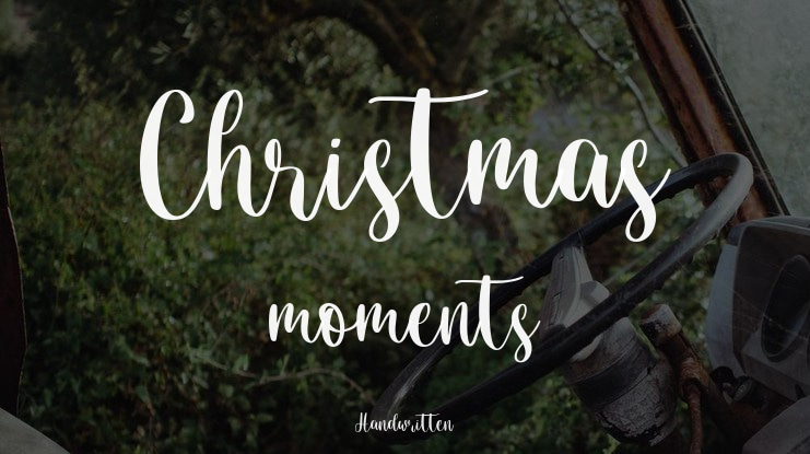 Christmas moments Font