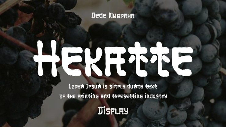 Hekatte Font