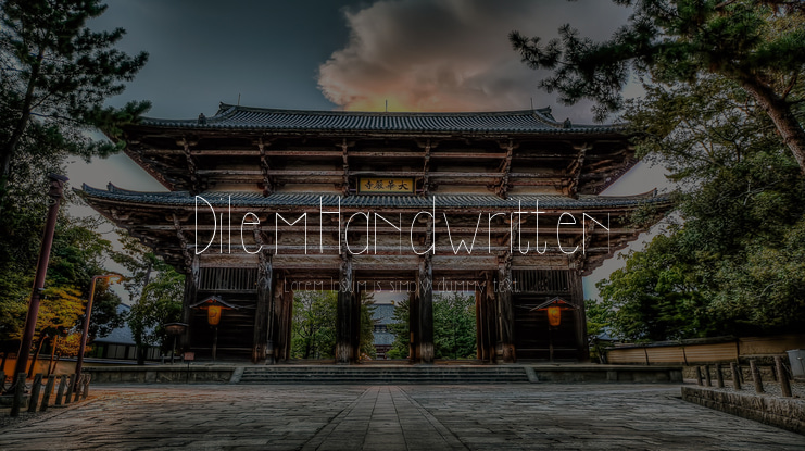 DilemHandwritten Font