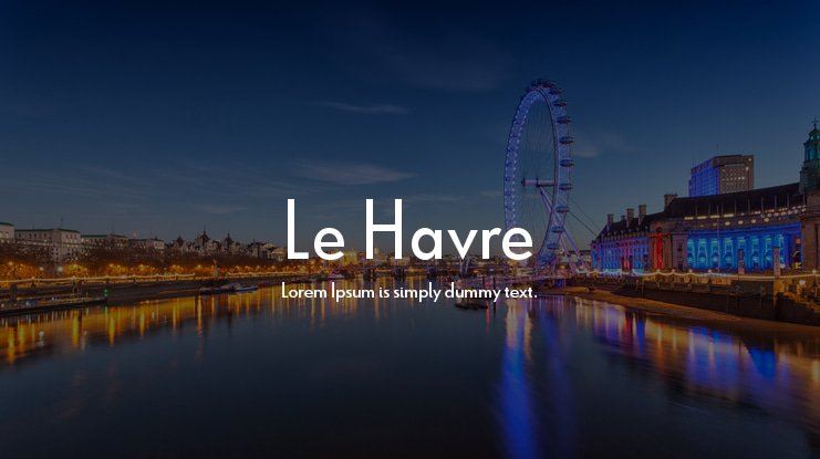 Le Havre Font